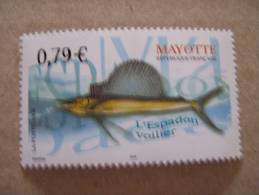 MAYOTTE  P 143 * *    POISSON     ESPADON - Unused Stamps
