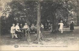 SAINT-ANTOINE Par OBOURG : Jardin D'agrément De La Crémerie E. Lemur - TOP RARE CPA - Mons