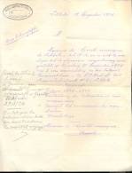 Factuur Brief Lettre S.A. De Lebbeke 19 - 8 - 1924 - 1900 – 1949