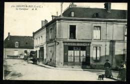 37 - NEUVY LE ROY - LE CAFÉ DU BON COIN Au Carrefour - ANIMÉE - Neuvy-le-Roi