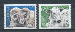 Sweden 1994 Facit # 1824 And 1827. Domestic Animals 1, MNH (**) - Unused Stamps