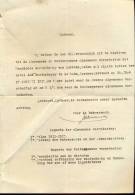 Factuur Brief Lettre S.A. De Lebbeke - Bilan Verslag Werkjaar 1911 - 1912 JB Cooreman - 1900 – 1949