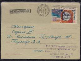 RUSSIA - RUSSIE - 1963 - SPACE - P.cov. Voyage - Covers & Documents