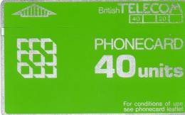 CARTE BRITISH TELECOM 40 Unités - BT Global Cards (Prepaid)