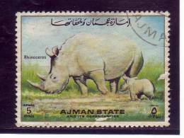 Arabie Du Sud Est Ajman YV ? O ? Rhinocéros - Rhinozerosse