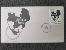 INDIA AFRICA FUND COVER - Cartas & Documentos