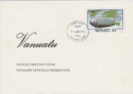 Vanuatu 1984 UPU Congress Hamburg FDC - Vanuatu (1980-...)