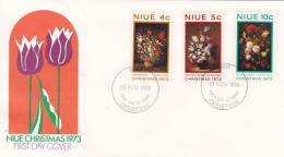 Niue 1973 Chrismas FDC - Niue