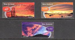 New Zealand 1998 Scenic Skies 3 Values Used - Used Stamps