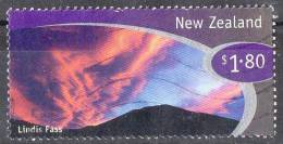New Zealand 1998 Scenic Skies $1.80 Lindis Pass Used - Oblitérés