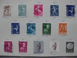 Timbres Suede : Sports Et Personnalités 1960 - 1967  & - Gebraucht