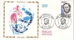 FRANCE - FDC - STENDHAL - TIMBRE N°2284 - 1980-1989