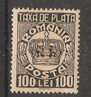 Romania 1946  (**)  MNH - Port Dû (Taxe)