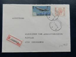 34/988      Lettre Belge   Sabena - Andere & Zonder Classificatie