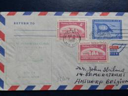 35/014        1° JET NEW YORK - BRUSSEL 1959 - 2c. 1941-1960 Lettres