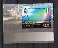 Italia   -   2012.  Juventus Campione D' Italia 2011/12.  MNH, Autoadesivo Angolare - Clubs Mythiques