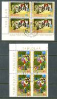 1982 NORTH CYPRUS PAINTINGS BLOCK OF 4 MNH ** CTO - Neufs