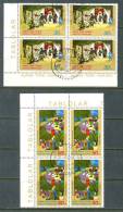 1982 NORTH CYPRUS PAINTINGS BLOCK OF 4 MNH ** CTO - Ungebraucht