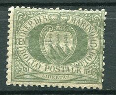 Repubblica Di San Marino - 1894 - 5 C. Verde (senza Gomma) - Unused Stamps