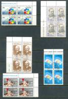 1985 NORTH CYPRUS ANNIVERSARIES AND EVENTS BLOCK OF 4 MNH ** CTO - Ungebraucht