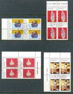 1986 NORTH CYPRUS ARCHAEOLOGY ARCHAEOLOGICAL ARTIFACTS BLOCK OF 4 MNH ** CTO - Neufs
