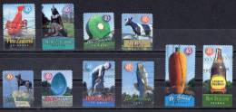 New Zealand 1998 Town Icons Set Of 10 Used - - - Used Stamps