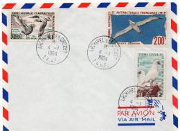 Taaf Archipel Des Crozet Lettre Du 4/1/1964 - Storia Postale