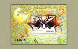 Hungary 2001. Animals Of Europe Sheet MNH (**) Michel: Bl. 262 / 3 EUR - Nuovi