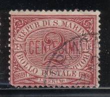 Repubblica Di San Marino - 1894 - 2 C. Carminio (o) - Gebraucht