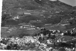 CPSM -(38) - THEYS - Vue Panoramique Aérienne Sur Le Village - Theys