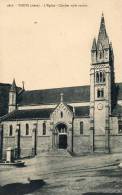 CPA -(38) - THEYS - L'Eglise Et Son Clocher De Style Roman - Theys