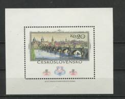 Czechoslovakia 1978 Mi Block 36 MNH View Of Praga - Nuevos