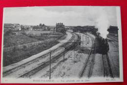 91 - MASSY-PALAISEAU - VUE GENERALE SUR LA GARE - TRAIN Fumée - N°12 ND. PHOTO - Massy