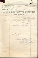 Factuur Aug. D´Huyvetter Meersman Deinze - Kruidenierswaren 1892 - 1900 – 1949