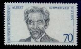 Germany BRD 1975 Stamp MNH Centenary Of The Birth Of Albert Schweitzer Nobel Prize For Peace 1952 - Albert Schweitzer