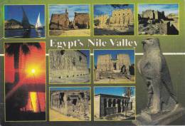 Cp , ÉGYPTE , LOUXOR , Egypt's Nile Valley , Multi-Vues - Louxor