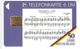 Deutschland - O 081  01/94 - 50 Jahre Deutschland - Nationalhymne - Haydn - O-Serie : Serie Clienti Esclusi Dal Servizio Delle Collezioni