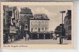 5460 LINZ, Burgplatz Mit Rheintor, NS-Beflaggung - Linz A. Rhein