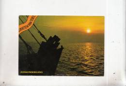 BT9156 Zonsondergang Ship Bateaux  Texel   2 Scans - Texel