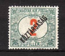MAGYAR - 1919 YT 47 ** TAXE - Postage Due