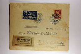 Switserland Airmail Cover 1924 Grenchen To Basel - Cartas & Documentos