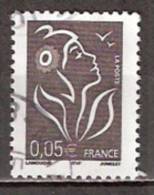 Timbre France Y&T N°3754 (03) Obl. Marianne De Lamouche, 0.05 € (ITVF). Bistre-noir. Cote 0.15 € - 2004-2008 Marianne Of Lamouche