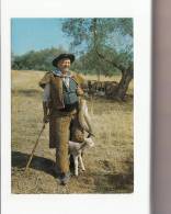 Delcampe - Portugal Cor 23610 - COSTUMES ALENTEJO - PASTOR BERGER SHEPHERD - Beja