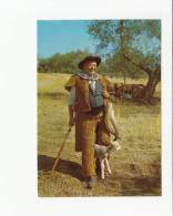 Delcampe - Portugal Cor 23611 - COSTUMES ALENTEJO - PASTOR BERGER SHEPHERD - Beja