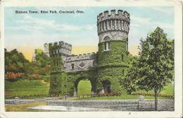 UNITED STATES  1927 – OHIO  – CINCINNATI –ELSINORE TOWER , EDEN PARK - HALF   SHINING – ADDR TO SWITZERLAND  W 1 ST OF 3 - Cincinnati