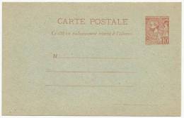 Monaco 1885 Postal Stationery Card - Covers & Documents