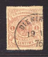 Luxembourg  :  Mi  16 B  (o) - 1859-1880 Stemmi