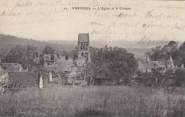 (XXI) Verneuil Sur Seine - L'église Et Le Château - Verneuil Sur Seine