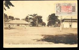 GUINEE CONAKRY / Konakry, Hôtel Du Port Et Avenue De La Gare / - Guinée