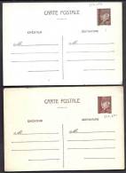 LOT  4 CARTES-POSTALES ENTIERS POSTAUX ANCIENNE- NEUFS -  FRANCE- - Verzamelingen En Reeksen: PAP